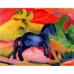 Little Blue Horse by Franz Marc oil painting art gallery