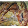 Mutterpferd und Fohlen by Franz Marc oil painting art gallery