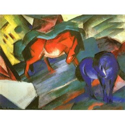 Red and Blue Horse by Franz Marc oil painting art gallery
