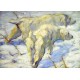 Siberian Sheepdogs by Franz Marc oil painting art gallery