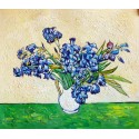 Vase of Irises,  Strauss 1890 by Vincent Van Gogh - Art gallery...
