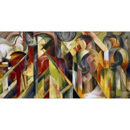 Stalle by Franz Marc oil painting art gallery