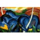 The Large Blue Horses by Franz Marc oil painting art gallery