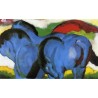 The Little Blue Horses by Franz Marc oil painting art gallery