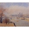 The Louvre, Franz March - Mist Camille Pissarro by Franz Marc oil...