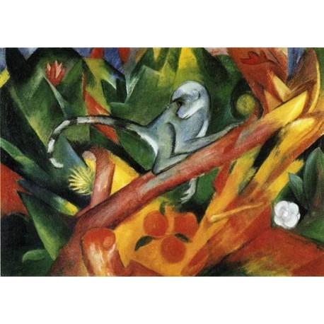 The Monkey by Franz Marc oil painting art gallery