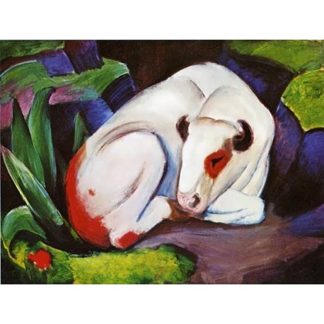 The Steer by Franz Marc oil painting art gallery