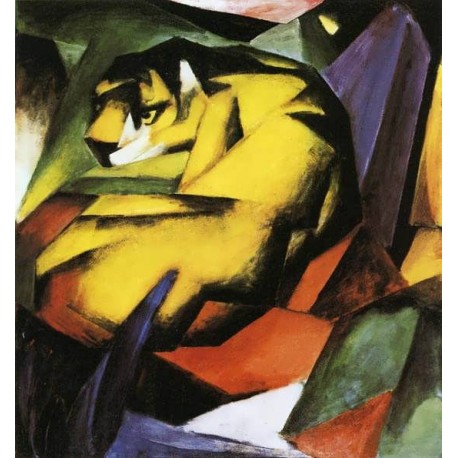 Tiger by Franz Marc oil painting art gallery