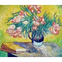 Vase with Oleanders and Books by Vincent Van Gogh - Art gallery...