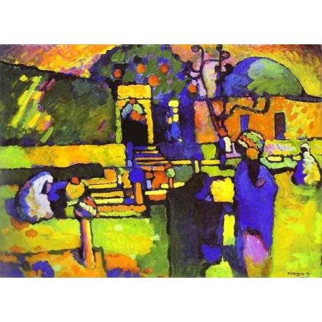 Arabs I Cemetery by Wassily Kandinsky oil painting art gallery