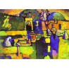 Arabs I Cemetery by Kandinsky Oil Painting on Canvas