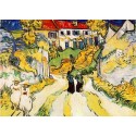 Village Street and Stairs with Figures by Vincent Van Gogh - Art...
