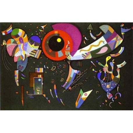 Around the Circle 1940 by Wassily Kandinsky oil painting art gallery