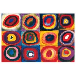 Color Study of Squares by Wassily Kandinsky oil painting art gallery