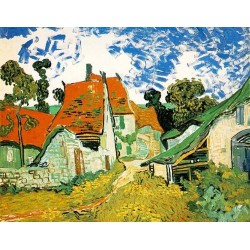 Village Street in Auvers by Vincent Van Gogh