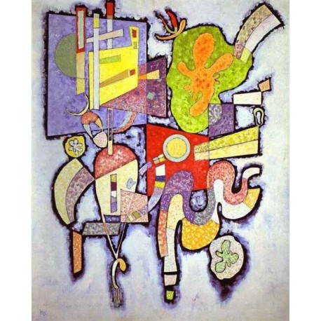 Complex Simple by Wassily Kandinsky oil painting art gallery