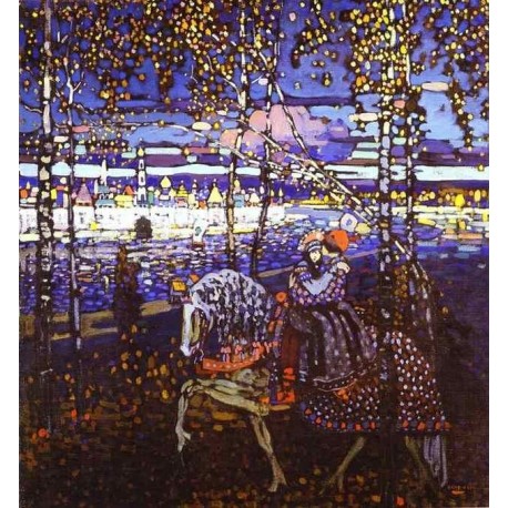 Couple Riding by Wassily Kandinsky oil painting art gallery