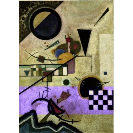 Contrasting Sounds 1924 by Wassily Kandinsky oil painting art gallery