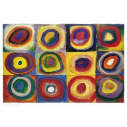 Farbstudie Quadrate by Wassily Kandinsky oil painting art gallery