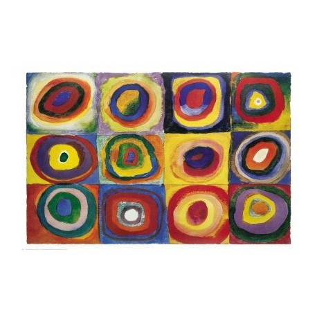 Farbstudie Quadrate 1913 by Wassily Kandinsky Oil Painting
