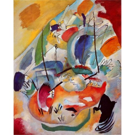 Improvisation No. 31- Sea Battle by Wassily Kandinsky oil painting...