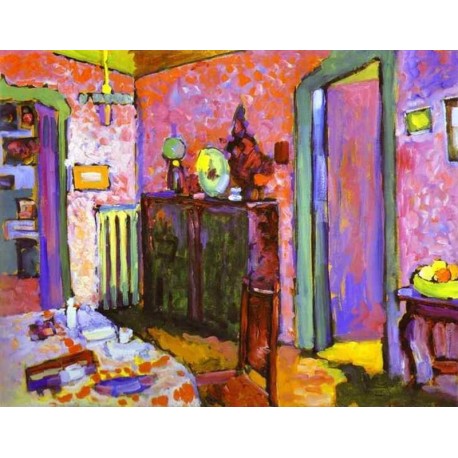 Interior My Dining Room by Wassily Kandinsky oil painting art gallery