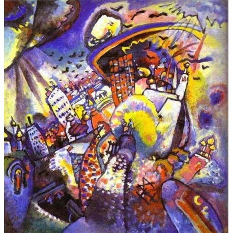 Moscow I by Wassily Kandinsky oil painting art gallery