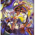Moscow I by Wassily Kandinsky oil painting art gallery