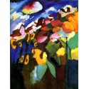 Murnau, Garden II 1910 by Wassily Kandinsky oil painting art gallery