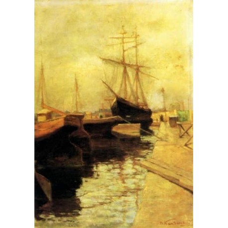 Odessa Port 1898 by Wassily Kandinsky oil painting art gallery