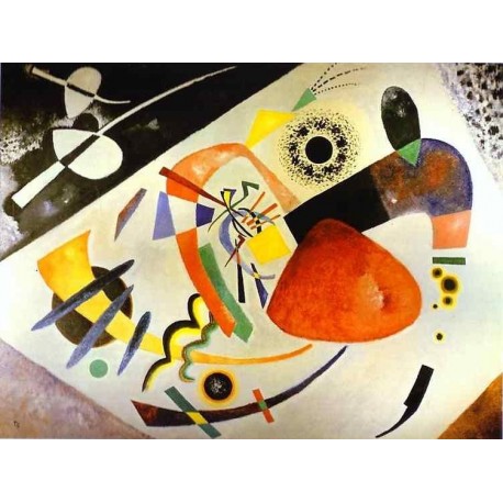 Red Spot II by Wassily Kandinsky oil painting art gallery