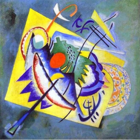 Red Oval by Wassily Kandinsky oil painting art gallery