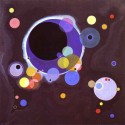 Several Circles by Wassily Kandinsky oil painting art gallery