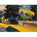 View of Murnau 1908 by Wassily Kandinsky oil painting art gallery