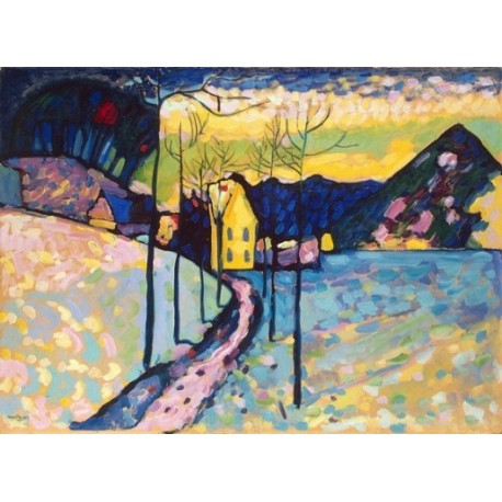 Winter Landscape 1909 by Wassily Kandinsky oil painting art gallery