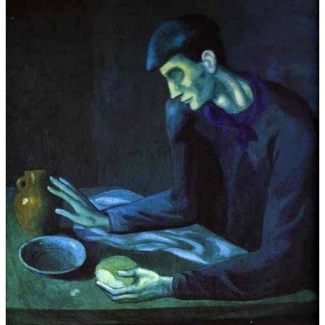 Break fast of a Blind Man by Pablo Picasso oil painting art gallery