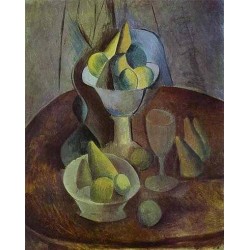 Compotier Fruit and Glass by Pablo Picasso oil painting art gallery