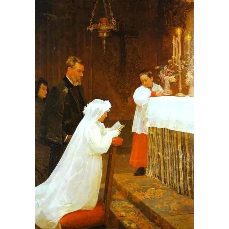 First Communion by Pablo Picasso oil painting art gallery