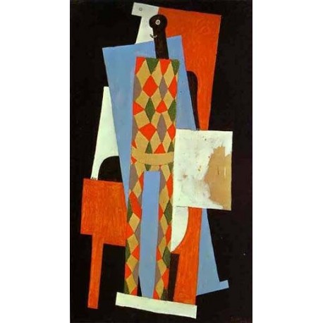 Harlequin by Pablo Picasso oil painting art gallery