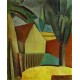 House in a Garden by Pablo Picasso oil painting art gallery