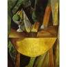 Bread and Fruit Dish on a Table by Pablo Picasso oil painting art gallery