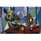 Bulls Skull -Fruit and Pitcher 1939 by Pablo Picasso oil painting art gallery