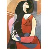 Seated Woman 1927 by Pablo Picasso oil painting art gallery