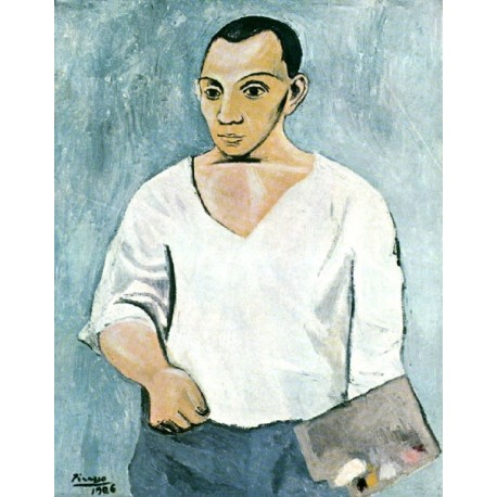 Self Portrait 1906 by Pablo Picasso -oil painting art gallery