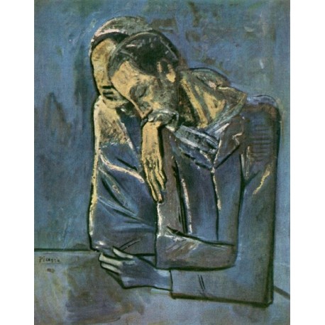 Two Figures 1904 by Pablo Picasso -oil painting art gallery