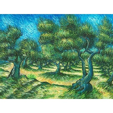 Champ d Olive 2 by Vincent Van Gogh