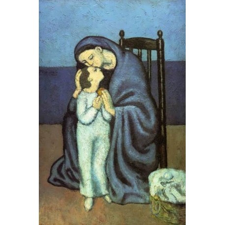 Motherhood II by Pablo Picasso -oil painting art gallery