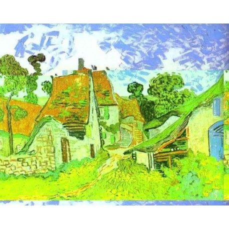 Copy of Village Street in Auvers by Vincent Van Gogh