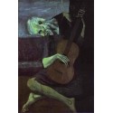 The Old Guitarist by Pablo Picasso oil painting art gallery