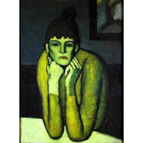 Woman with Chignon by Pablo Picasso oil painting art gallery